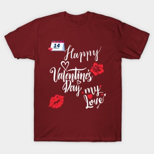 Lovers  (Valentines) Day Celebration (February 14th) T-Shirt